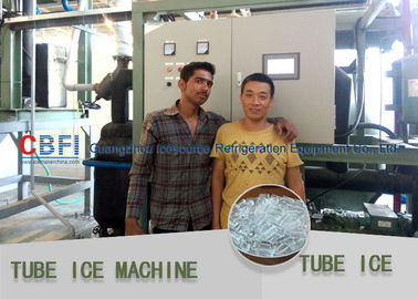10 Ton / Daily Ice Tube Machine With Freon R507 R404a Refrigerant 200-600V