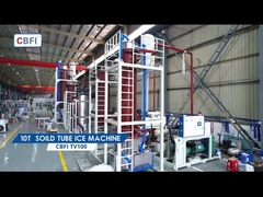 Mesin Es Tabung Padat 10 Ton Diameter 45mm Es Bening