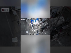 CBFI Semua bahan stainless steel Konstruksi 20 Ton TV200 Mesin es tabung