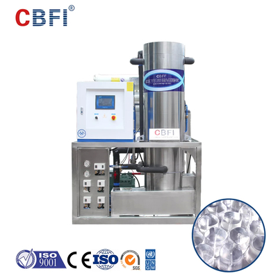 Edible Standar 3500Kg Ice Tube Machine Kapasitas pendingin 28.3kw