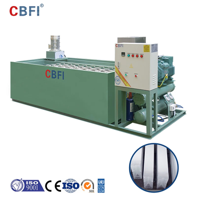 Mesin pembuatan blok es bersertifikat CE/ISO yang komersial untuk kebutuhan produksi volume tinggi