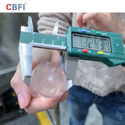 10 Ton Solid Flat Cut Ends Edible Tube Ice Machine R404a Kontrol PLC