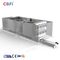 Freezer Spiral Ganda Stainless Steel Dengan Lebar Konveyor 16 ~ 54 Inci Sistem Pembersihan Otomatis CIP