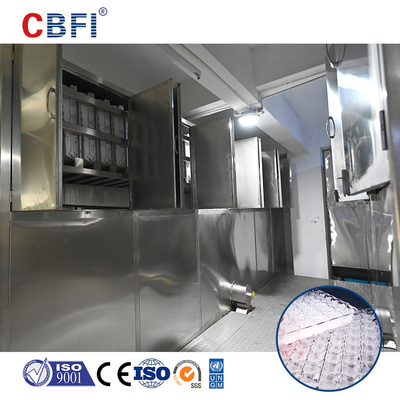 Air Cooling Ice Cube Machine Dengan R404A Refrigerant Untuk Supermarket