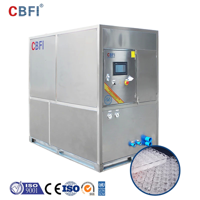 Mesin Ice Cube Stainless Steel Dengan Kompresor Bizter / Frascold - Pendinginan Tanpa Upaya