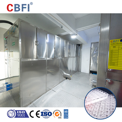Mesin Ice Cube Stainless Steel yang tenang dengan Kompresor Bizter/Frascold