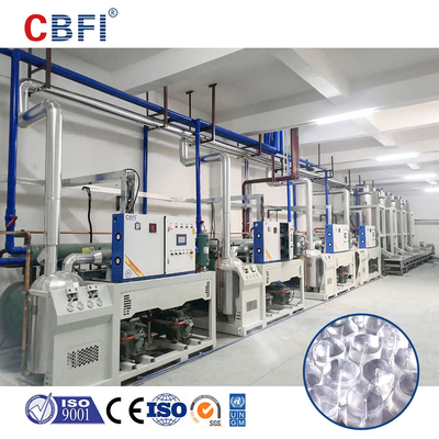 Stainless Steel SUS304 Ice Tube Instrumen dengan Kapasitas Pendingin 28.3kw